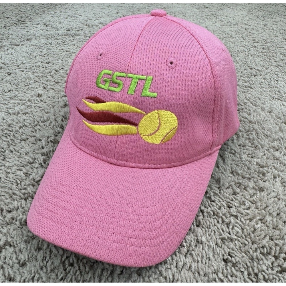 Grand Strand Tennis‎ League GSTL Hat Pink Sport-Tek Adjustable Embroidered Cap